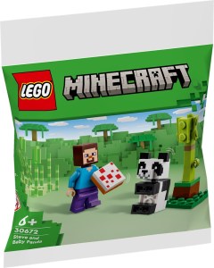 LEGO MINECRAFT STEVE E BABY PANDA 30672